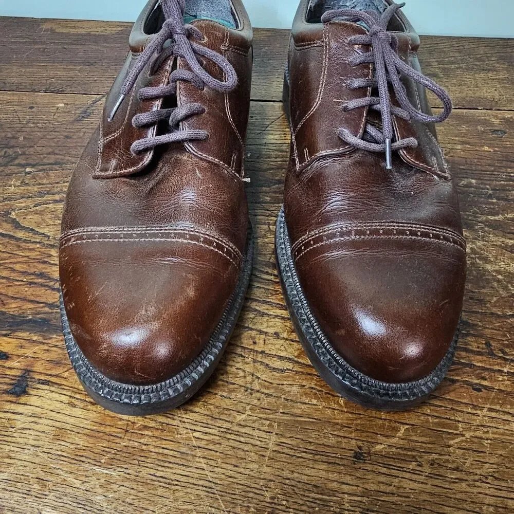Nunn Bush Mens Oxford Leather‎ Brown Shoes Size 11 81250-51